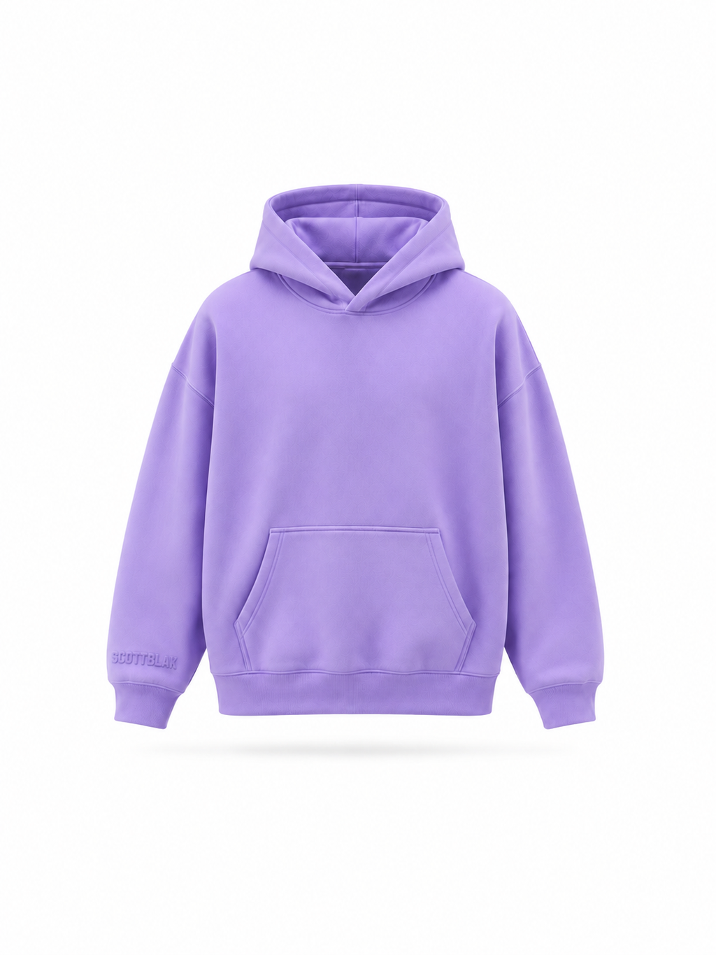 SCOTTBLAK Premium Oversized Lavender Hoodie
