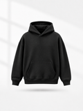 SCOTTBLAK Premium Oversized Black Hoodie
