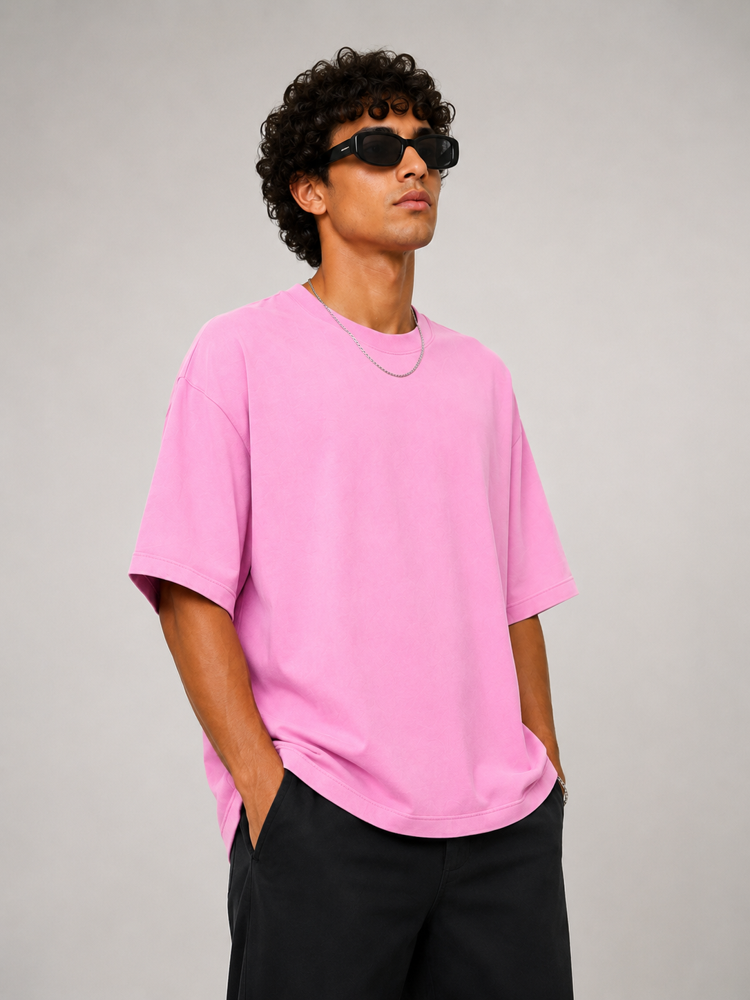 SCOTTBLAK Premium Oversized Pink T-Shirt