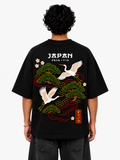SCOTTBLAK Japan Heritage Oversized Puff Tee – Black
