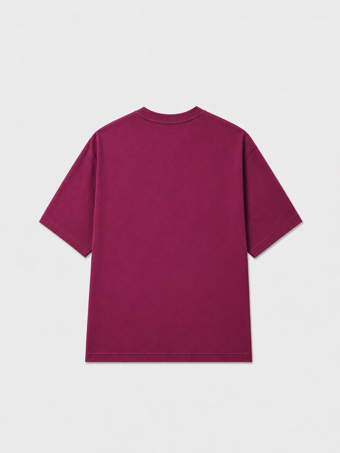 Scott Blak Puff Graphic Oversized T-Shirt – Light Burgundy