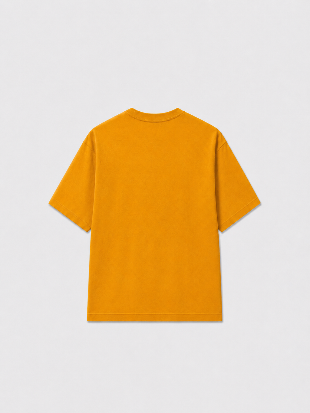 Scott Blak Puff Graphic Oversized T-Shirt – Mustard Yellow
