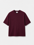 SCOTTBLAK Premium Oversized Dark Maroon T-Shirt