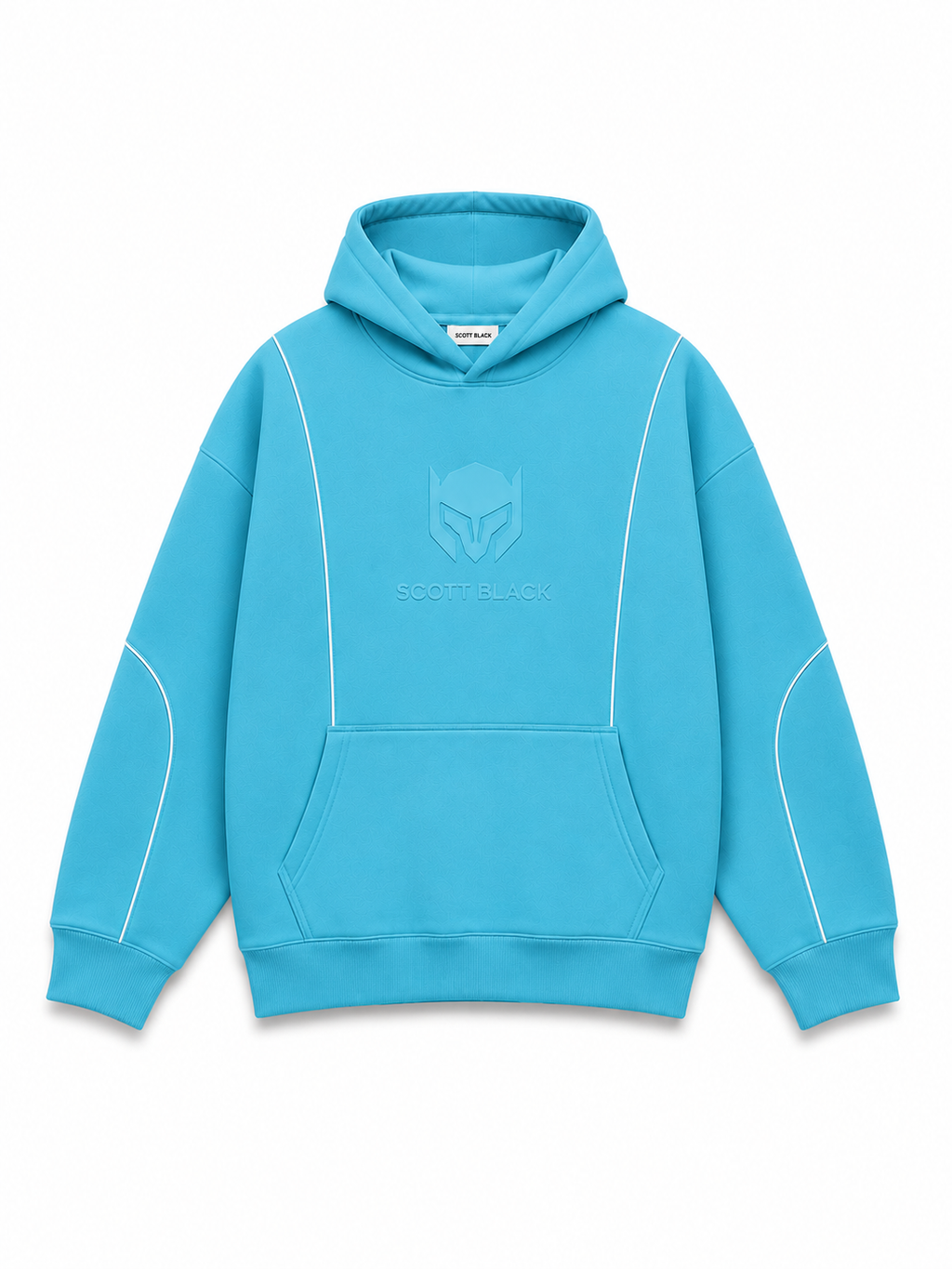 Oversized Aqua Blue Hoodie