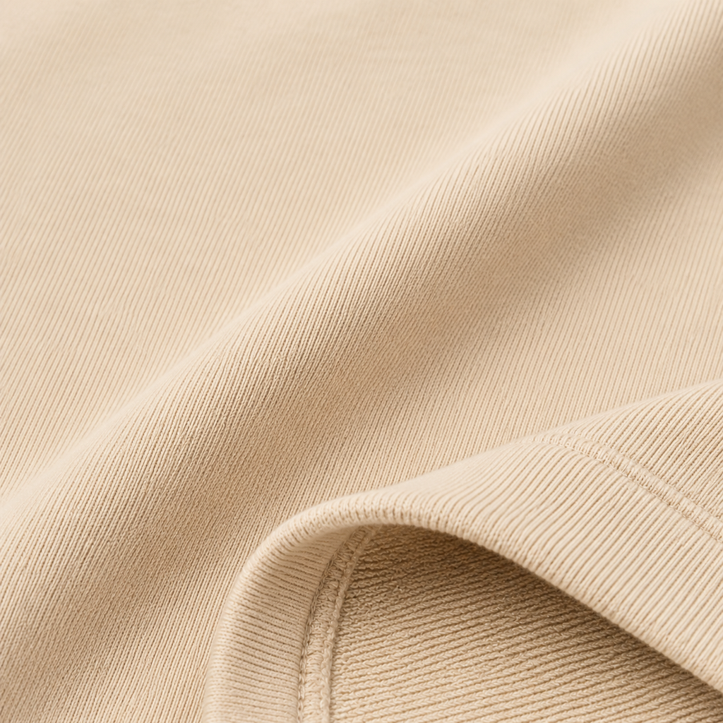 Beige Zebra 3D Puff Print Oversized T-Shirt | 240 GSM French Terry Cotton