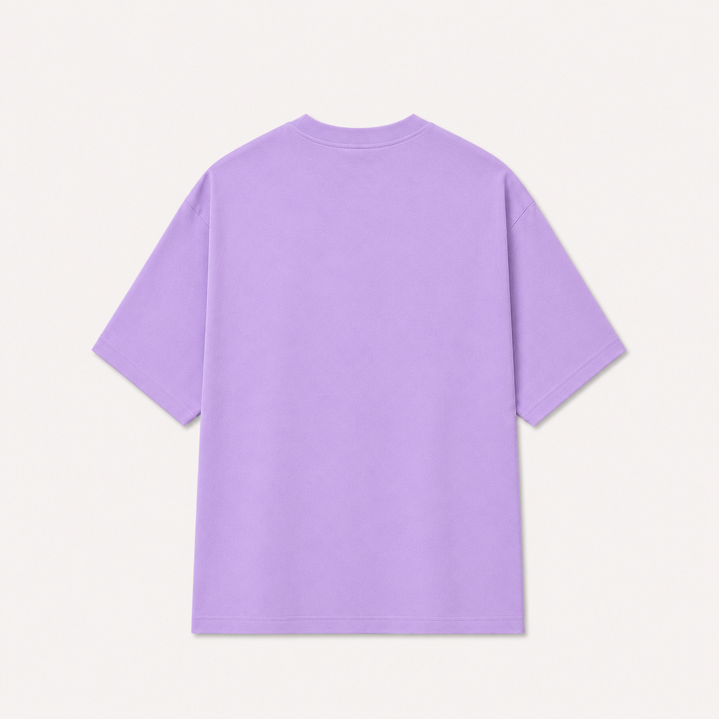 Oversized Purple Puff Print Zebra Graphic T-Shirt – Unisex Streetwear Tee