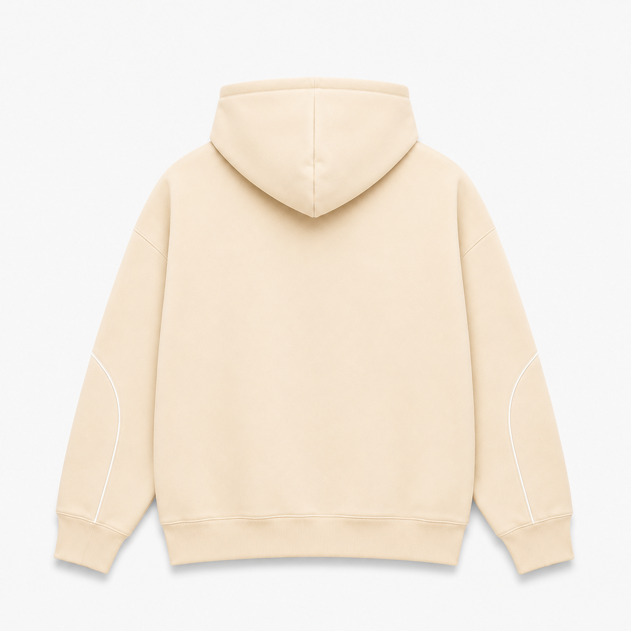 Premium Oversized Beige Hoodie
