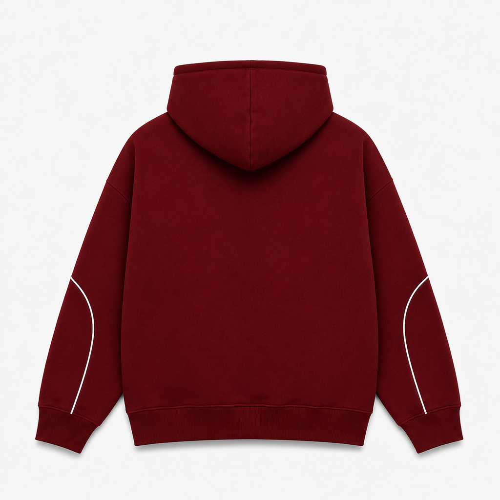 Scott Black Burgundy Hoodie