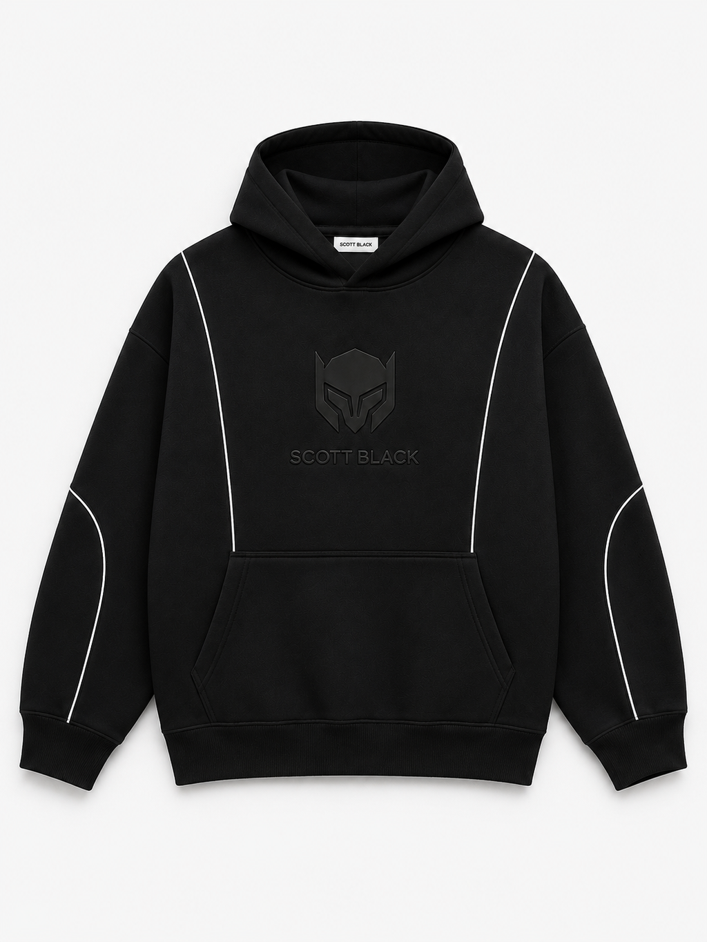 Premium Oversized Black Hoodie