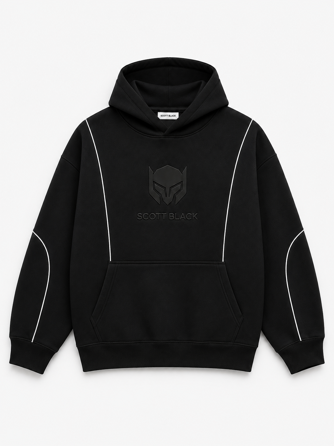 Premium Oversized Black Hoodie