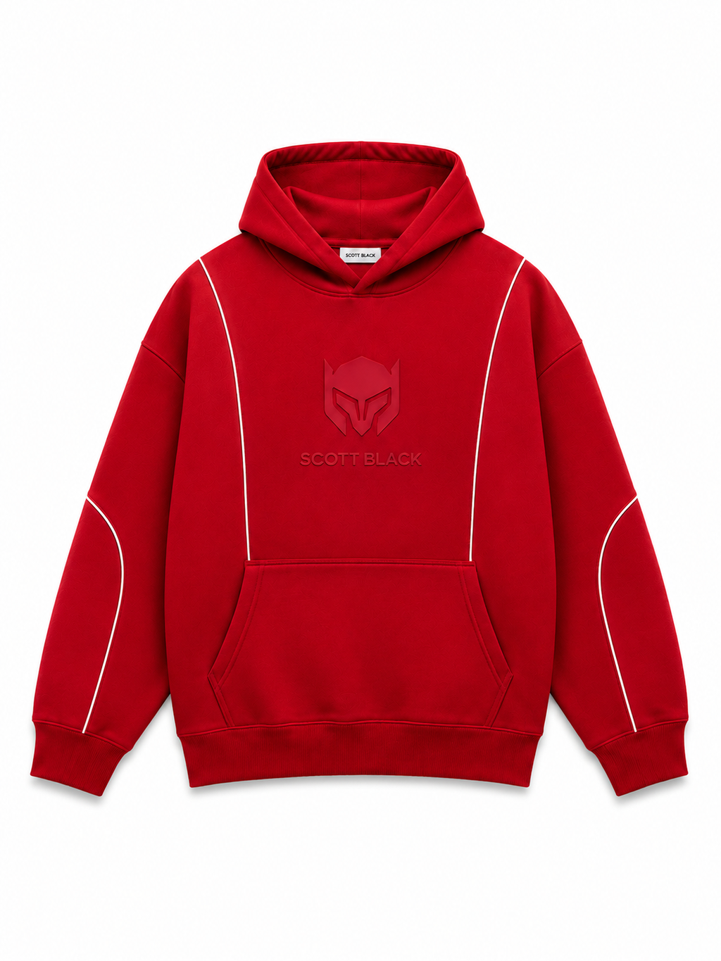 Premium Oversized Red Hoodie