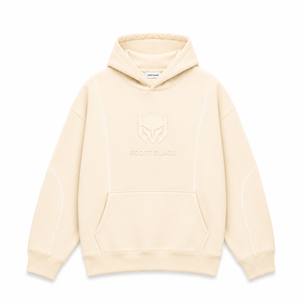 Premium Oversized Beige Hoodie
