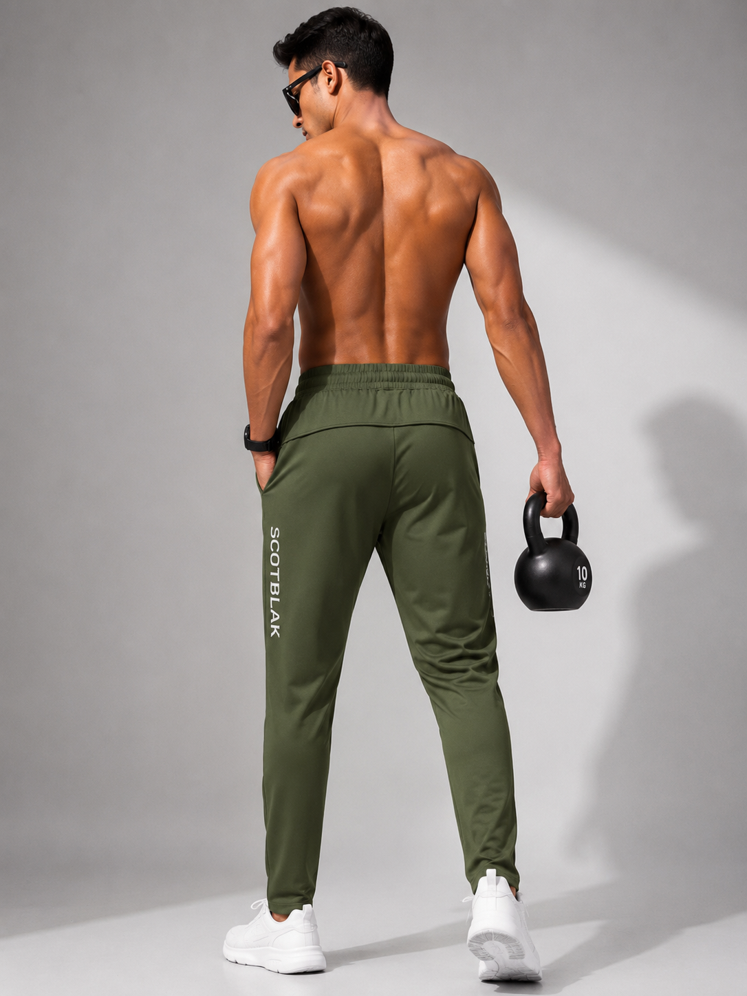 SCOTTBLAK Performance Track Pant – Olive Green