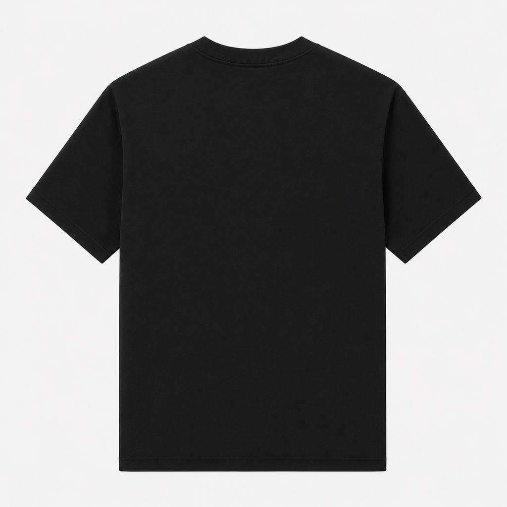 Black Zebra 3D Puff Print Oversized T-Shirt | 240 GSM French Terry Cotton