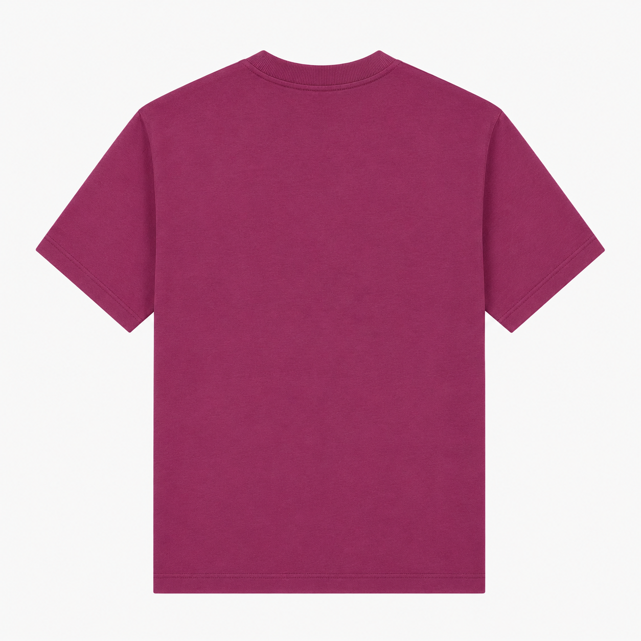 Magenta Zebra 3D Puff Print Oversized T-Shirt | 240 GSM French Terry Cotton