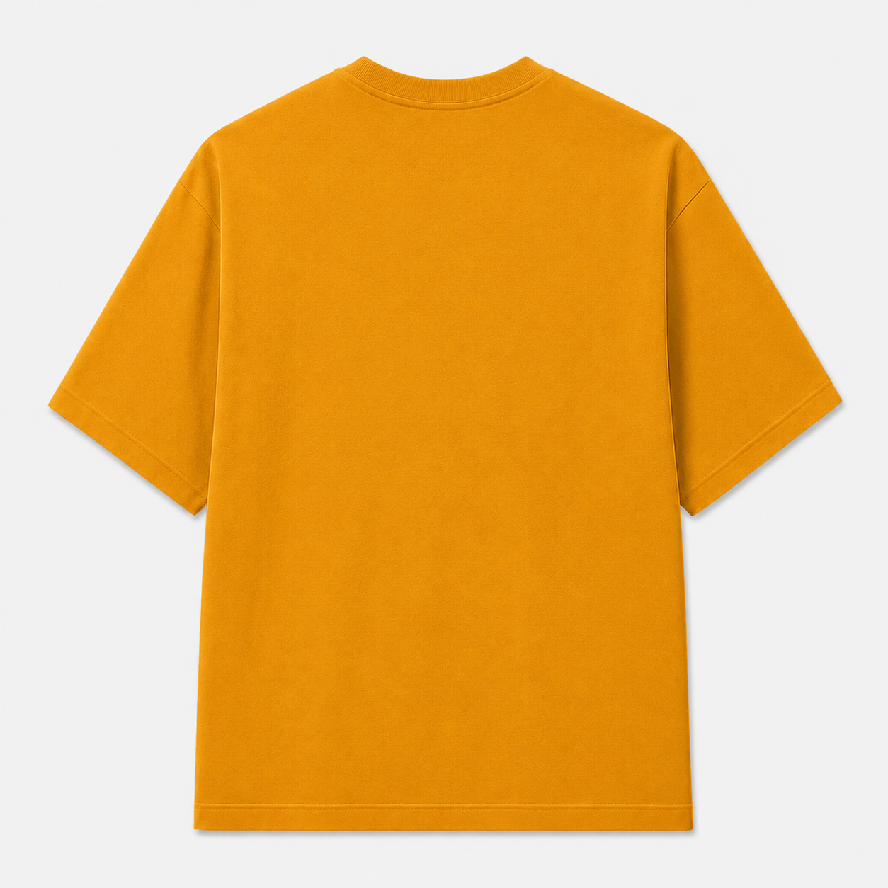 Mustard Yellow Zebra 3D Puff Print Oversized T-Shirt | 240 GSM French Terry Cotton